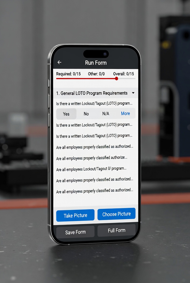 Custom audit and inspection forms in Simple Safety Coach